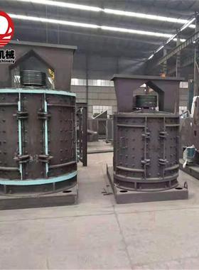 立式复合破碎机 鹅卵石山皮料反击制砂机 青石复合破碎打沙机