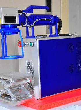 圆形管道排水管涵管激光打字机手持式喷码机20W/30W