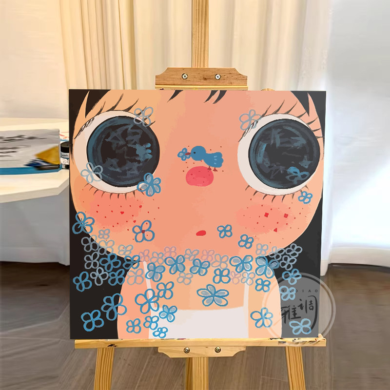 雅调小玉diy数字油画温馨装饰画图片
