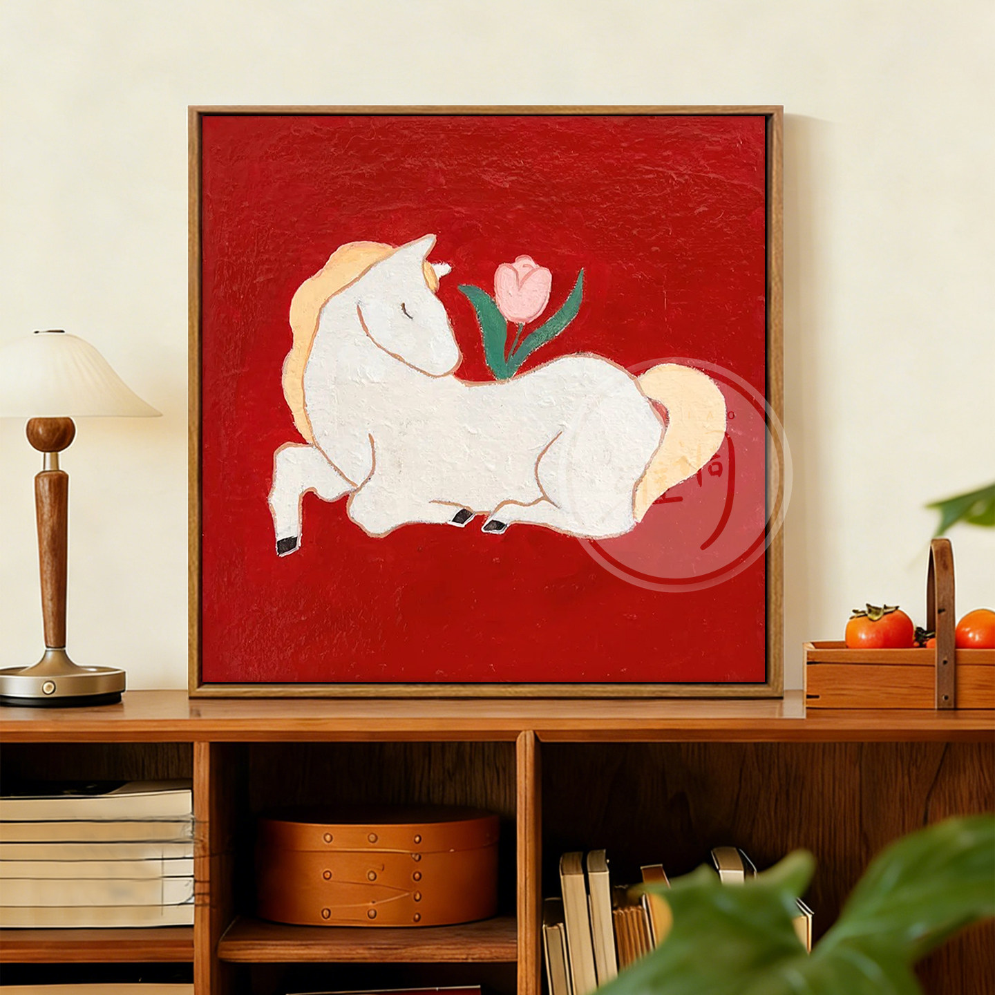 horse花生DIY数字油画/高清喷绘新年小马手绘填充高级感装饰挂画,家居饰品,DIY/数字油画,淘宝优惠券,粉丝福利购,淘宝优惠卷