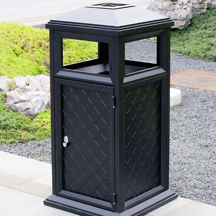 户外庭院果皮箱方形网格垃圾桶高档小区果皮箱别墅垃圾箱水木,家庭/个人清洁工具,垃圾桶,淘宝优惠券,粉丝福利购,淘宝优惠卷