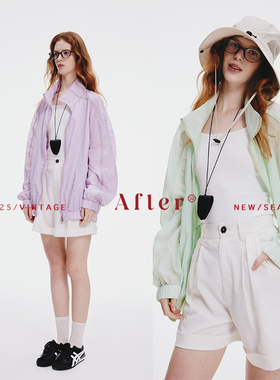 After22空气感轻盈运动轻薄防晒外套女