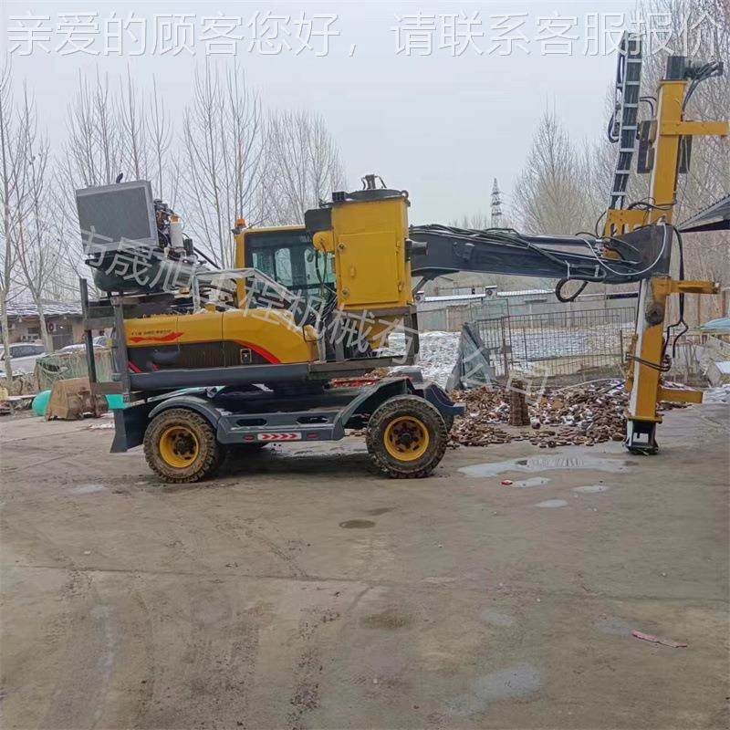 杆挖 掘机改装潜孔KEC钻机挖 改液压凿岩机钩机改锚隧道钻机工厂