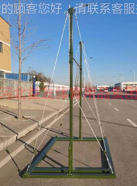 室内户外YYTC-025单度可移动赛杠 室外大底座比高可调节单杠 体能