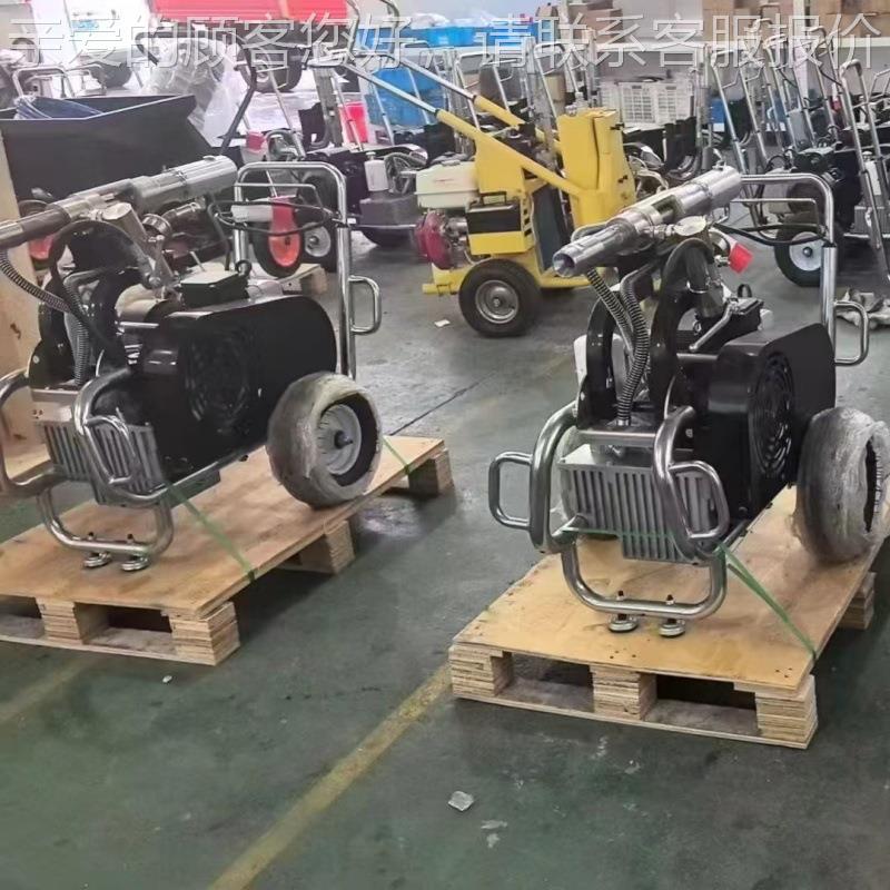 墙体用油腻子喷涂机机可配970研磨压机现货速发汽柱塞式高无喷气