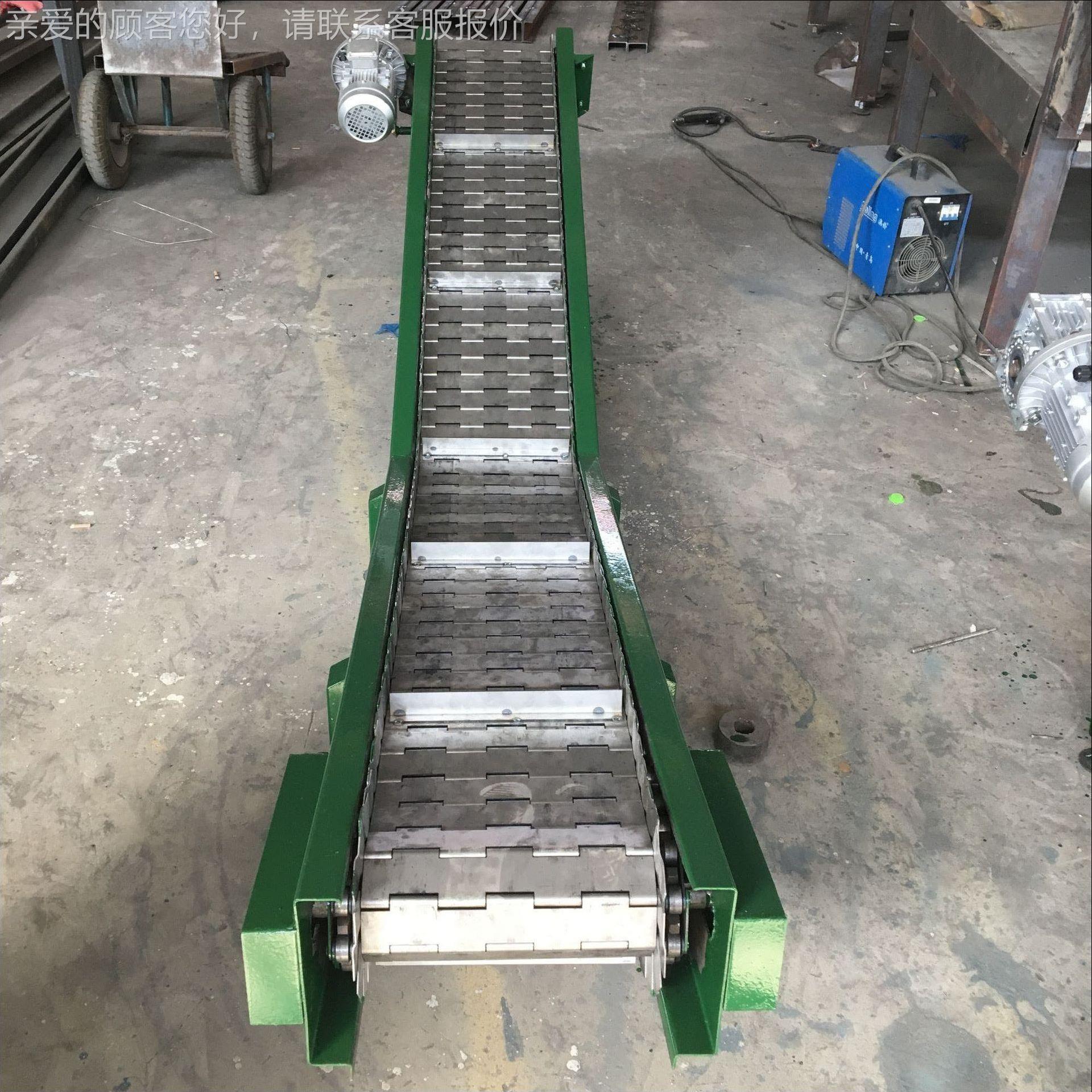 厂20不锈钢链1TX001板提升机运行稳噪音低花家生狗粮平输送流水线