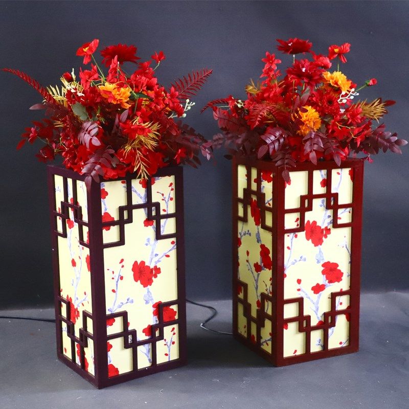 新款中式婚庆道具梅花路引摆件方柱发光宫灯中国风农村T台婚礼,节庆用品/礼品,路引,淘宝优惠券,粉丝福利购,淘宝优惠卷