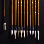 毛笔临泉毛笔兼毫高档专业进阶狼毫羊毫初学者楷书行书隶书中楷