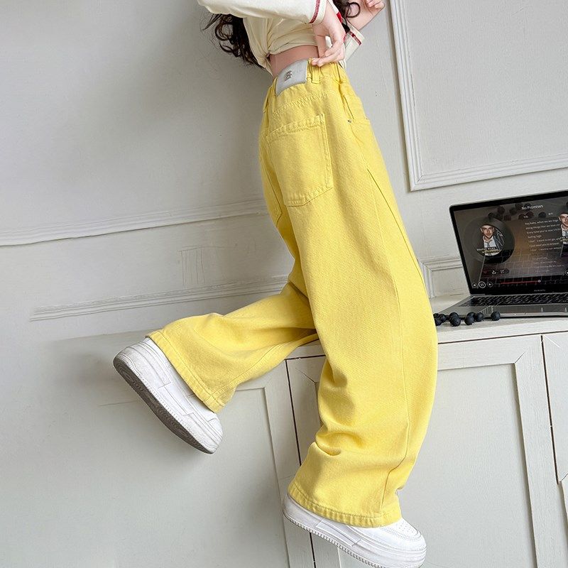 春装女童休闲裤春秋2025新款女孩纯棉洋气网红弯刀裤儿童裤子夏款,童装/婴儿装/亲子装,裤子,淘宝优惠券,粉丝福利购,淘宝优惠卷