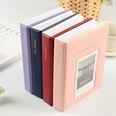 封面定制3寸5寸相册拍立得明星专辑小卡无镂空收纳册MINI宝丽来