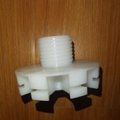 镀锌钢管伞8骨伞盘配件遮阳户外摆摊大伞大号四方伞上下盘伞配件