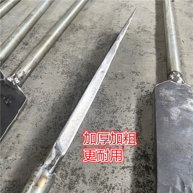 加厚加重铁锹水管柄洞铲锹挖硬土石挖树桩农具锹铁锨挖树铲洛阳铲