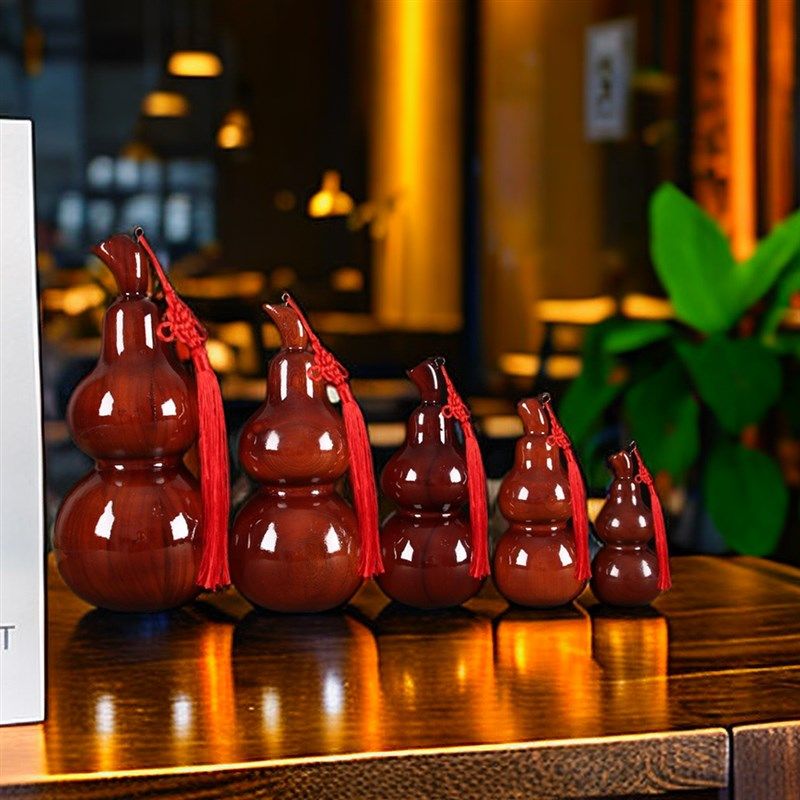 正宗桃木实心葫芦摆件装饰木雕挂件木质客厅实木卧室家居摆设送礼,家居饰品,国学摆件,淘宝优惠券,粉丝福利购,淘宝优惠卷