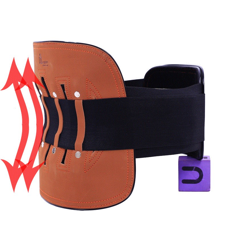 鼎力腰椎挺 弧形弹力腰围 腰椎固定带保健护腰带腰间钢板腰围