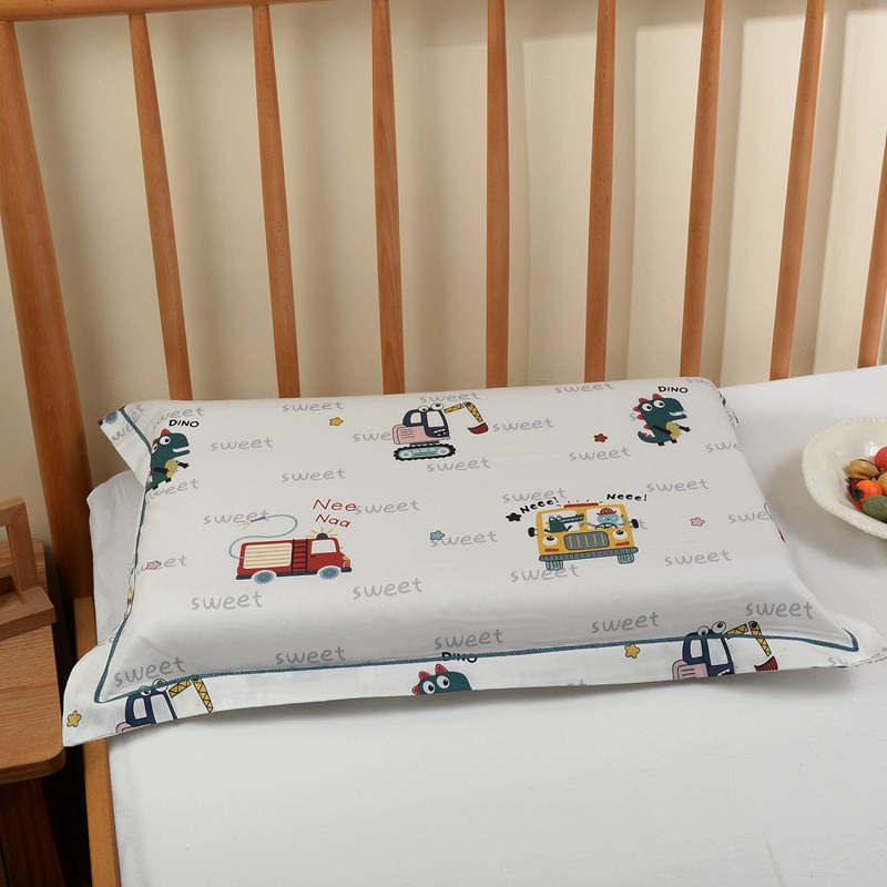 60支卡通全棉儿童枕套单个纯棉学生乳胶枕头套家用单人宝宝枕芯套