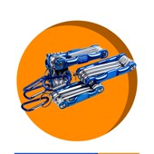 8mm T40 梅花中空六角匙米字螺丝刀工具1.5 折叠内六角扳手套装