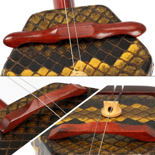 长短款紫檀二胡护琴码二胡弱音器桥形护琴码给蛇皮减压二胡配件