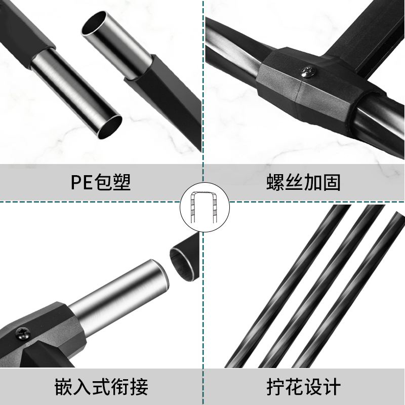 拱门花架爬藤架户外别墅不锈钢庭院花园月季加粗拱形支撑葡萄架杆