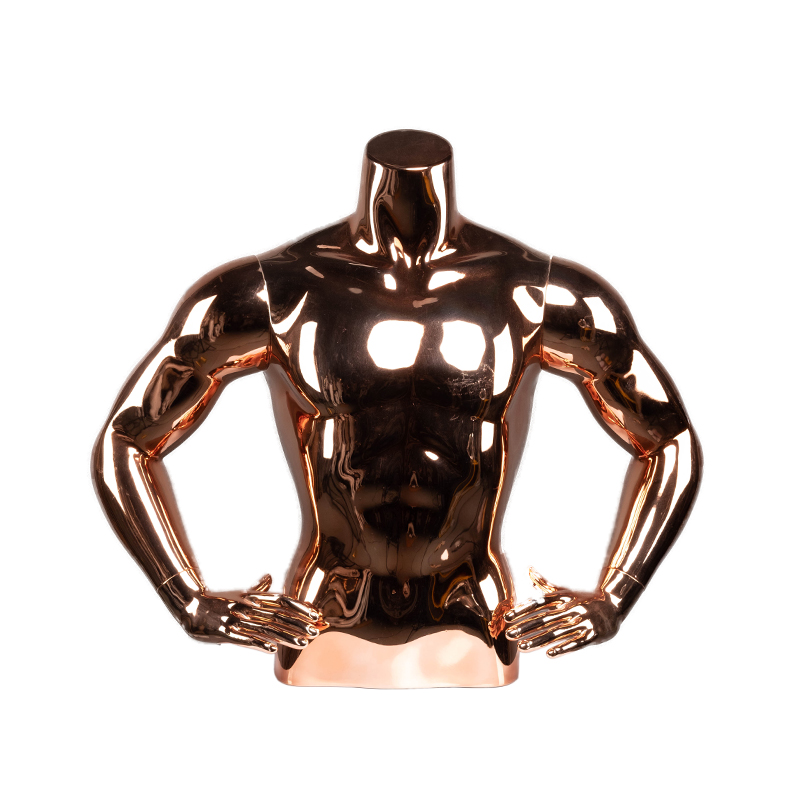 服装店人体模特道具男款半身拍摄橱窗陈列展示架模特架假人台模型