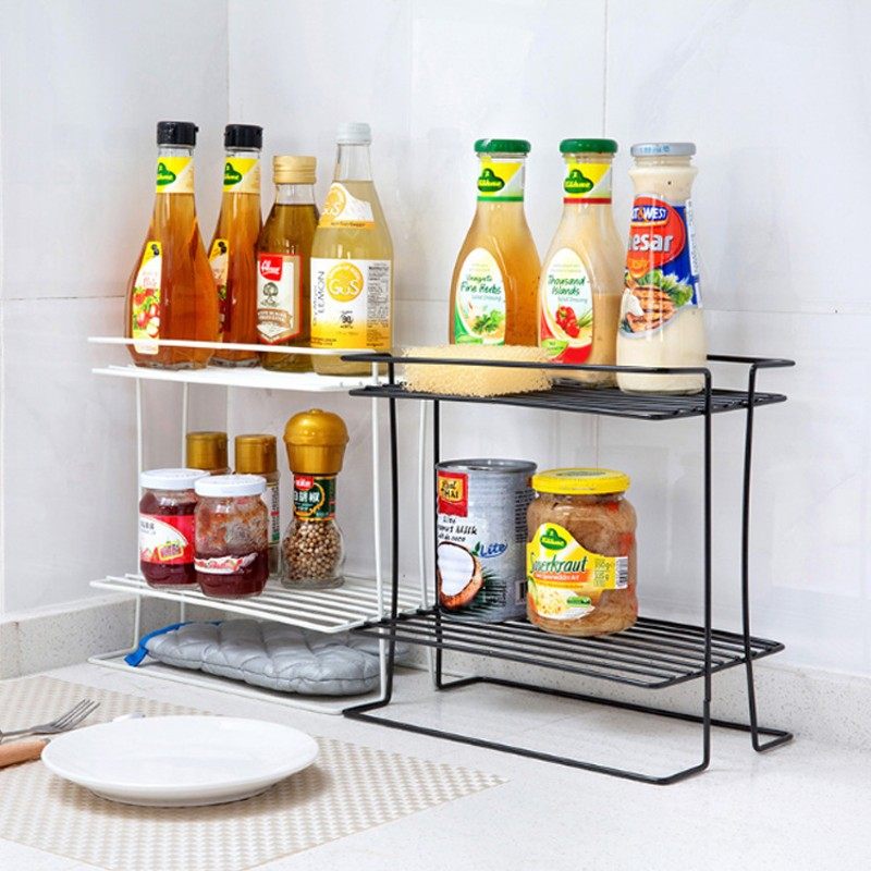 放调味料的架子厨房里家用东西酱油瓶醋多层功能收纳置物作料佐料