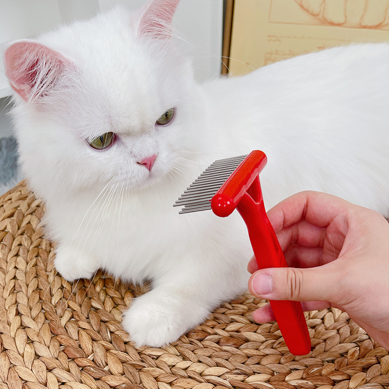 猫梳毛专用梳子去浮毛神器猫毛清理器狗狗金毛毛刷耙梳长毛宠物梳