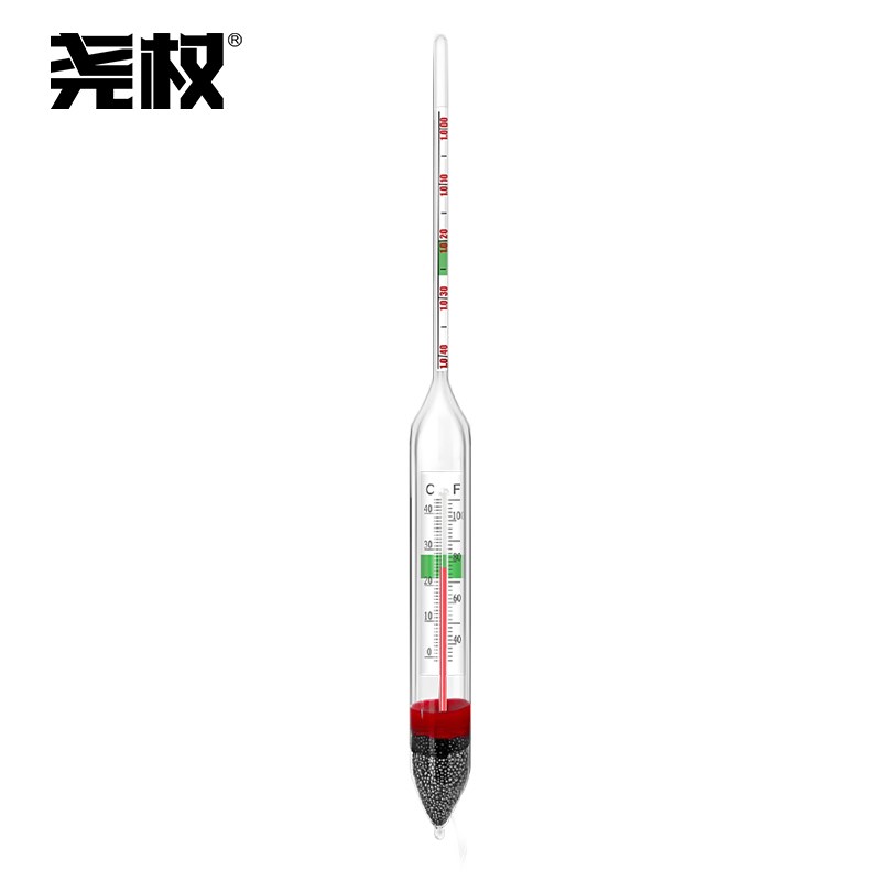 尧权漂浮盐度计高精度盐度表海水密度计比重计鱼缸水族养殖咸度计