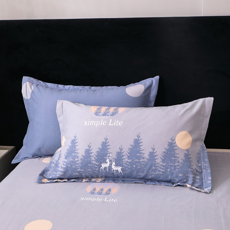 简约全棉磨毛床单单件100纯棉加厚圆角双人被单罩三件套2024新款3