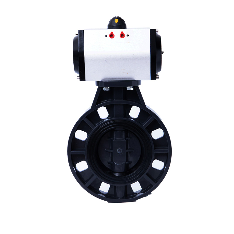 D671X-10S气动UPVC蝶阀DN50 65 80 100 125 150 200 250 300