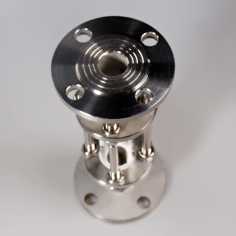 304/316LHGS07-126法兰视筒不锈钢玻璃视镜抛光管道视盅视镜