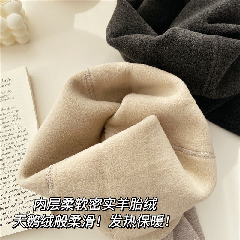 【金棉蜜桃臀】加绒九分打底裤修身显瘦不掉档秋冬保暖高弹打底袜