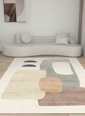 地毯客厅无障碍豪华斯堪的纳维亚沙发咖啡桌垫床边现代简单灰色卧