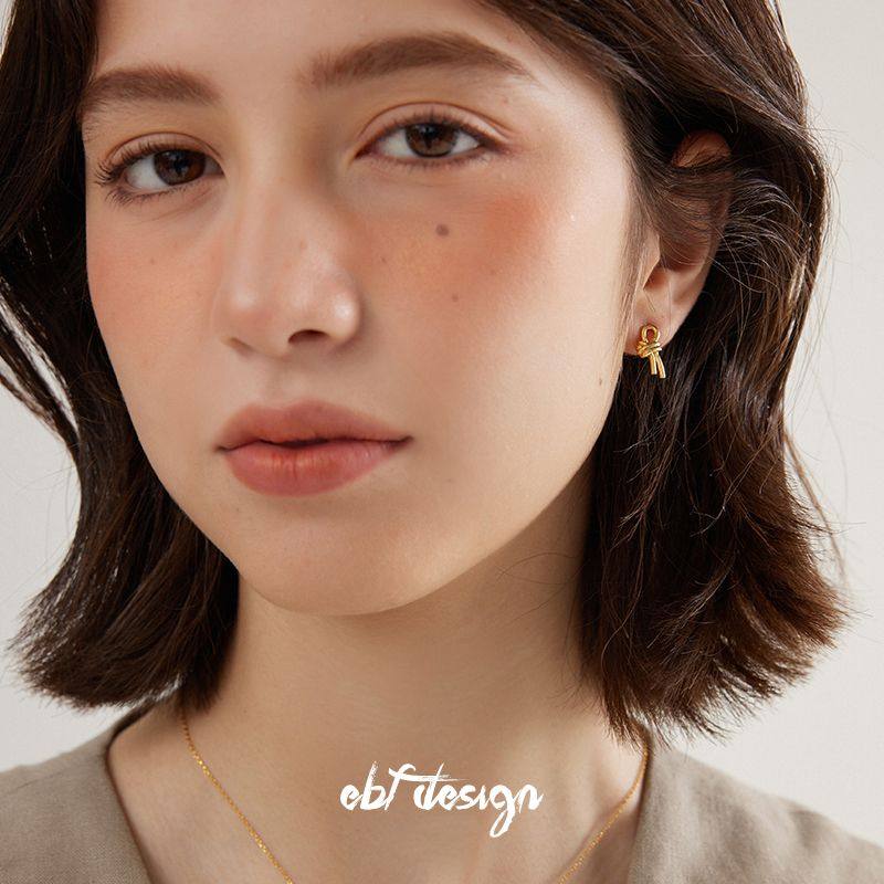 纯银耳钉绳结系列简约精致趣味打结小众设计日常通勤百搭日韩耳饰,饰品/流行首饰/时尚饰品新,耳环,淘宝优惠券,粉丝福利购,淘宝优惠卷