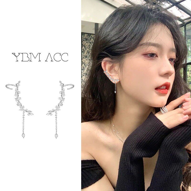 耳钉耳骨夹一体气质名媛风耳环小众设计感轻奢高级流苏耳坠耳饰