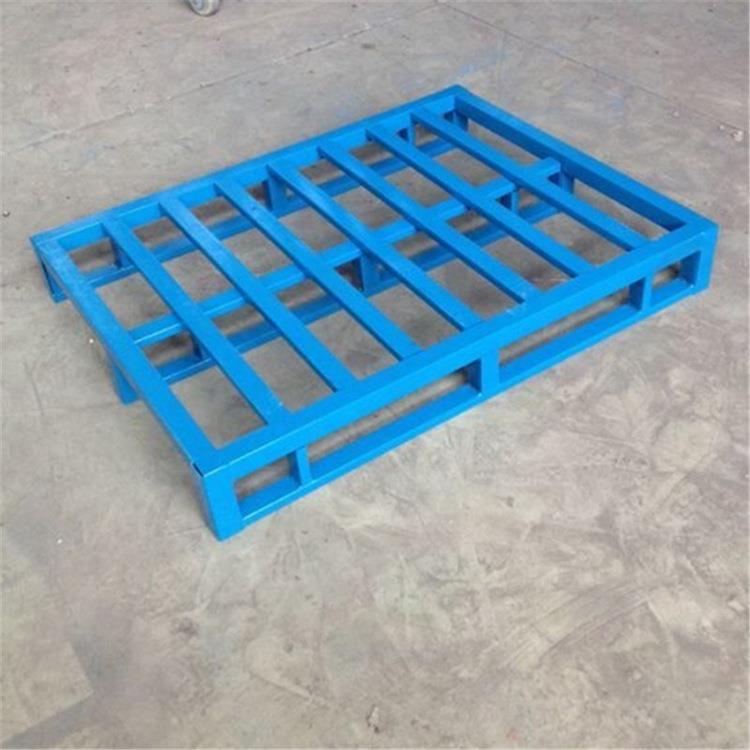 供应仓库存储金属托盘货架叉车仓库托盘车间物流钢制托盘铁栈板