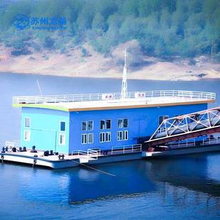 供应取水泵船浮坞泵站取水移动式模块化生活取水农林取水浮船泵船