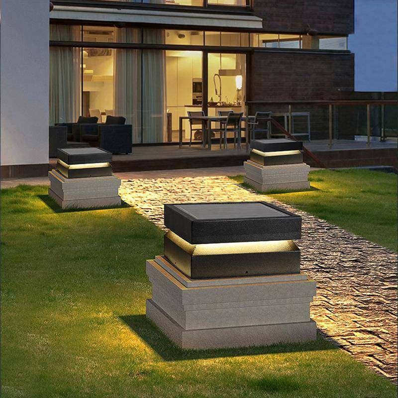 太阳能柱头灯户外防水庭院灯简约围墙灯别墅景观灯室外灯大门柱灯,家装灯饰光源,景观庭院灯饰,淘宝优惠券,粉丝福利购,淘宝优惠卷