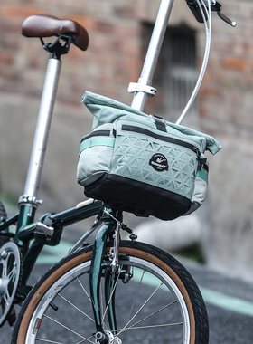 犀牛小布折叠车车头包brompton猪鼻包前置物包自行车骑行装备6.5L
