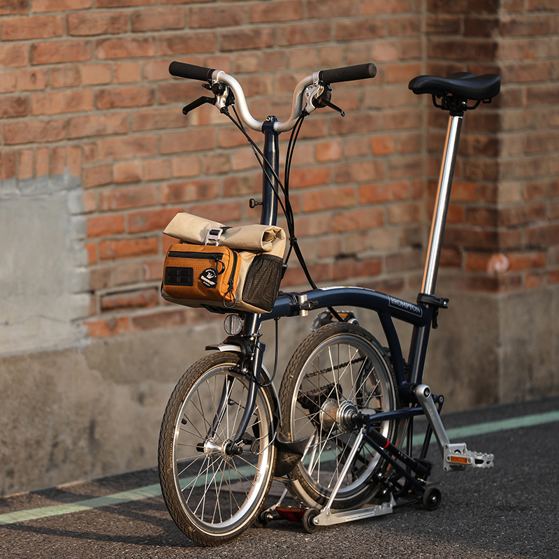 犀牛小布折叠车猪鼻包brompton车前包骑行包大容量车头包单肩背包