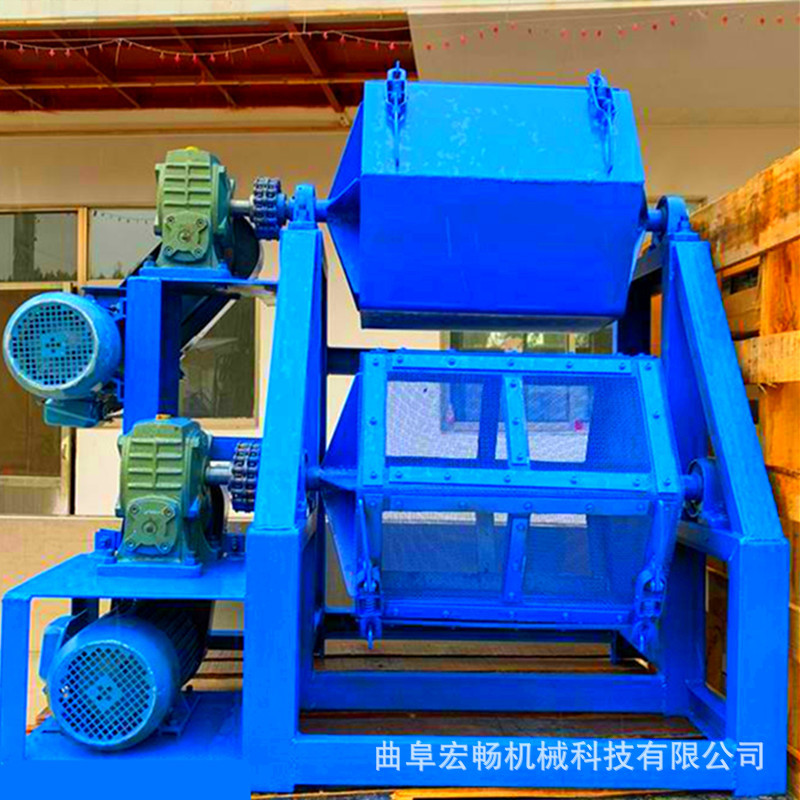 铁零件去油污毛刺机镀锌件六角滚筒抛光机金属除锈机