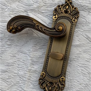 卫浴室内门门锁 欧式单舌锁 机械门锁 铝合金门 厕所门锁