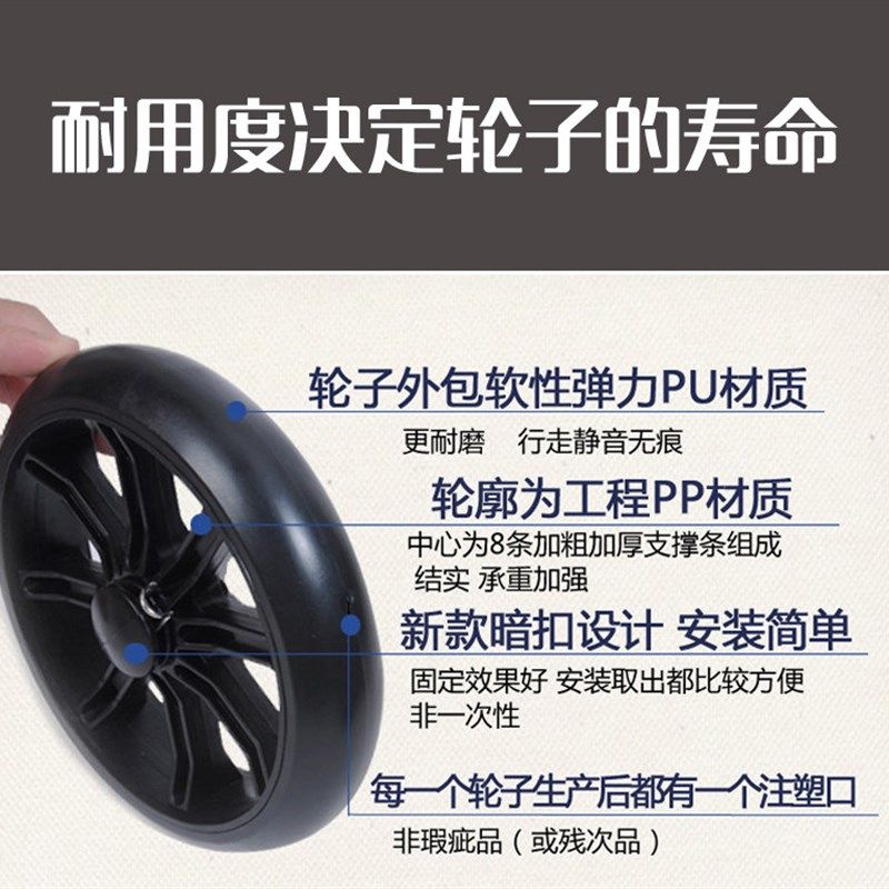 买菜购物车折叠携可式手推车 加高手柄加手厚布袋 拉车行李车车包