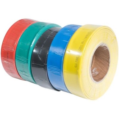 热缩管绝缘套管大口径热收缩管黄绿蓝黑红白色防滑套管电线收缩管