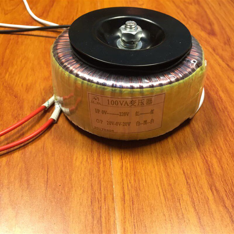 100W环形变压器输入220V转双20V 输出可定制变压器