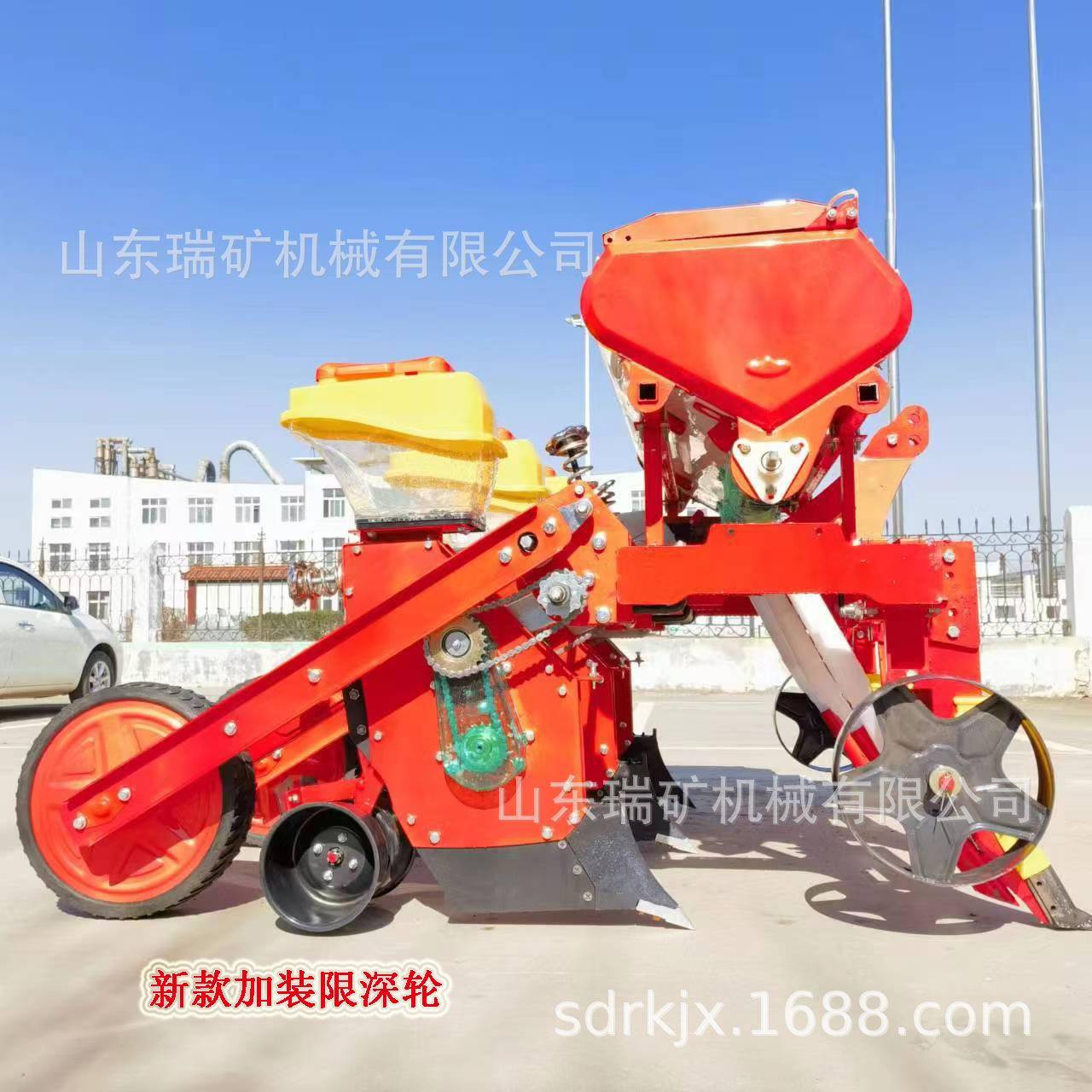 现货供应拖拉机后置玉米大豆精播机深施肥悬浮玉米大豆花生点播机