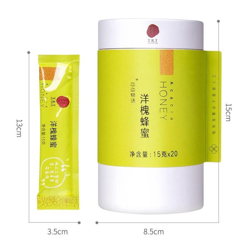 北京同仁堂 洋槐蜂蜜15g*20条便携装无蔗糖纯蜂蜜年货节礼品送礼,传统滋补营养品,蜂蜜,淘宝优惠券,粉丝福利购,淘宝优惠卷
