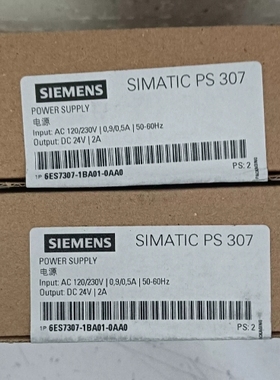 {议价}6ES7 307-1BA01-0AA0西门zi 电源模块