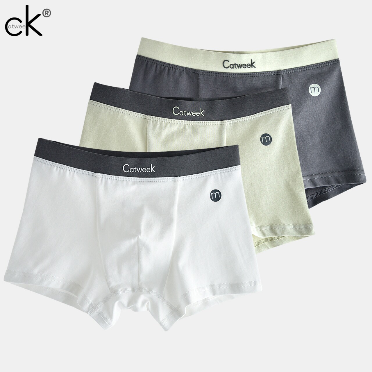 CATWEEK儿童纯棉平角内裤
