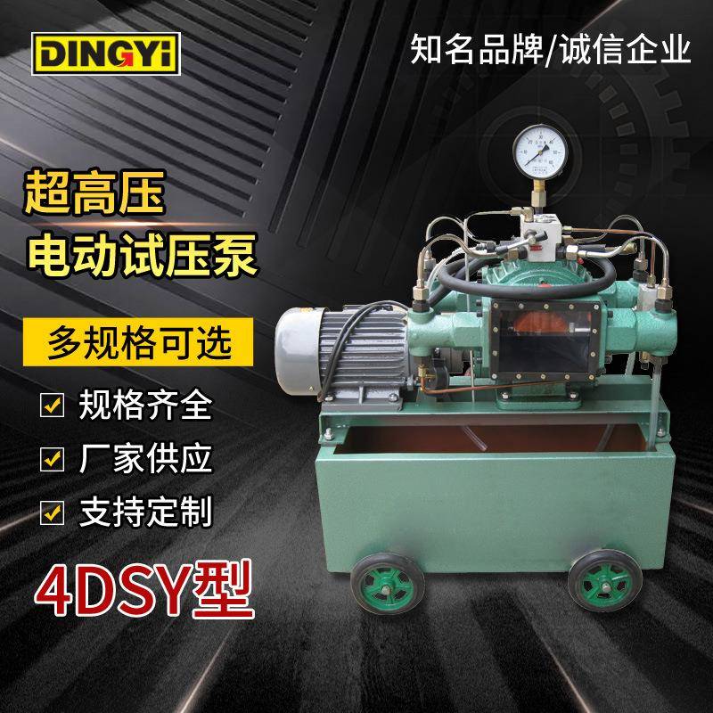 DSB25MPa电动试压泵超高压往复大管道水管检漏仪打压测压机
