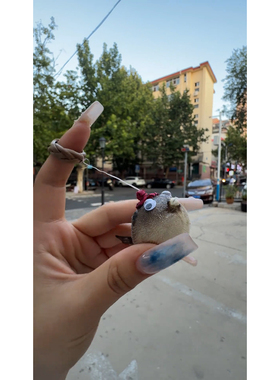 新款刺鱼气鼓鱼标本刺豚河豚气泡挂件收藏超旅游纪念品diy儿童