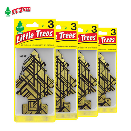Little Trees美国小树香片进口车载香氛车内饰挂件衣柜留香贵族金